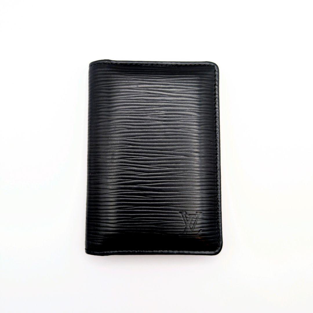 鑑定済✨ルイヴィトン 名刺入れ エピ オーガナイザー ドゥ ポッシュ ノワール