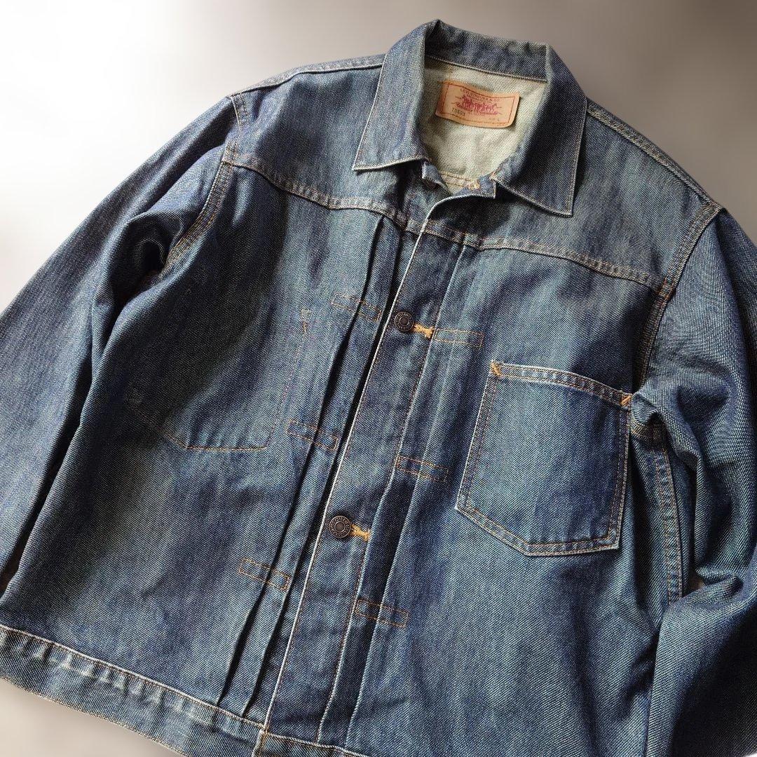 希少99年 LEVI'S 70503トラッカーデニムジャケット 4つボタン１st
