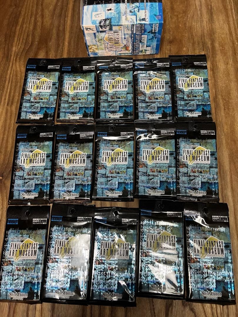 ファイナルファンタジーアートミュージアム1st 未開封15P+空箱(変形)