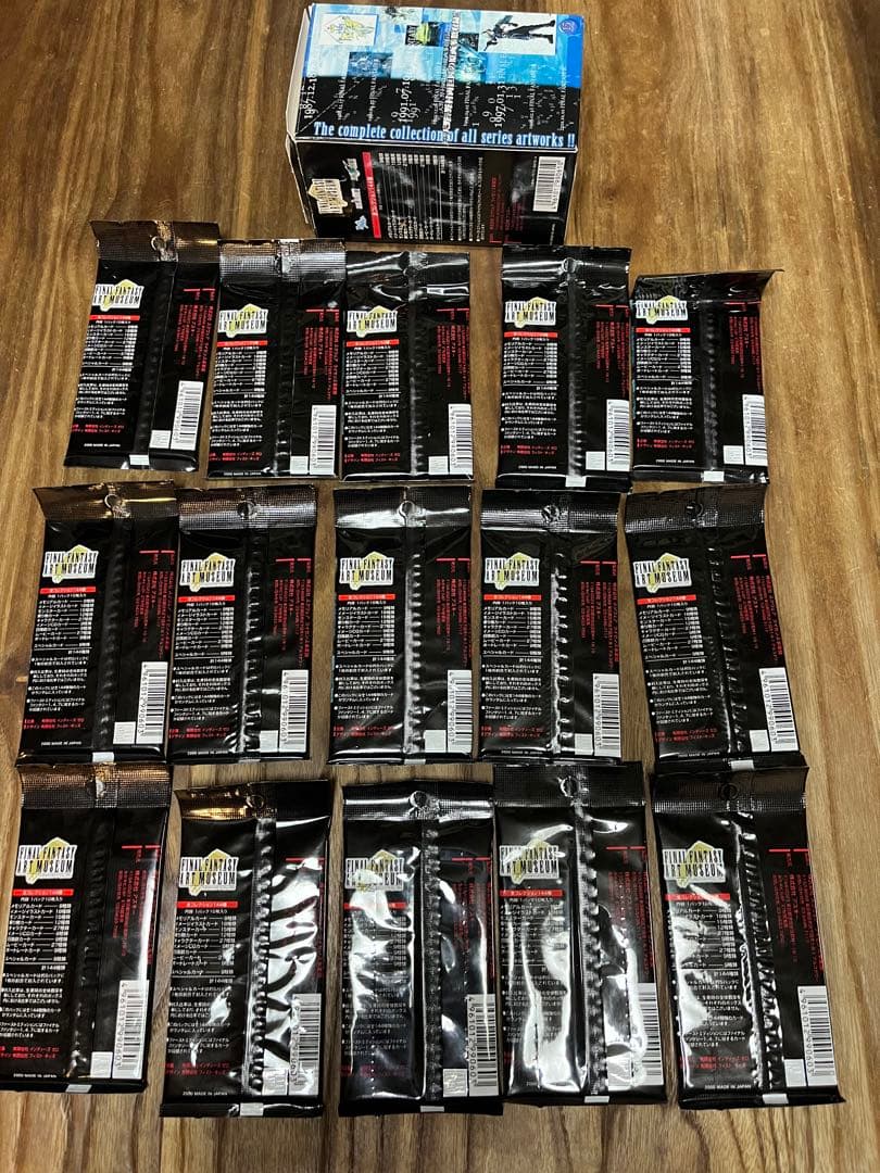 ファイナルファンタジーアートミュージアム1st 未開封15P+空箱(変形)