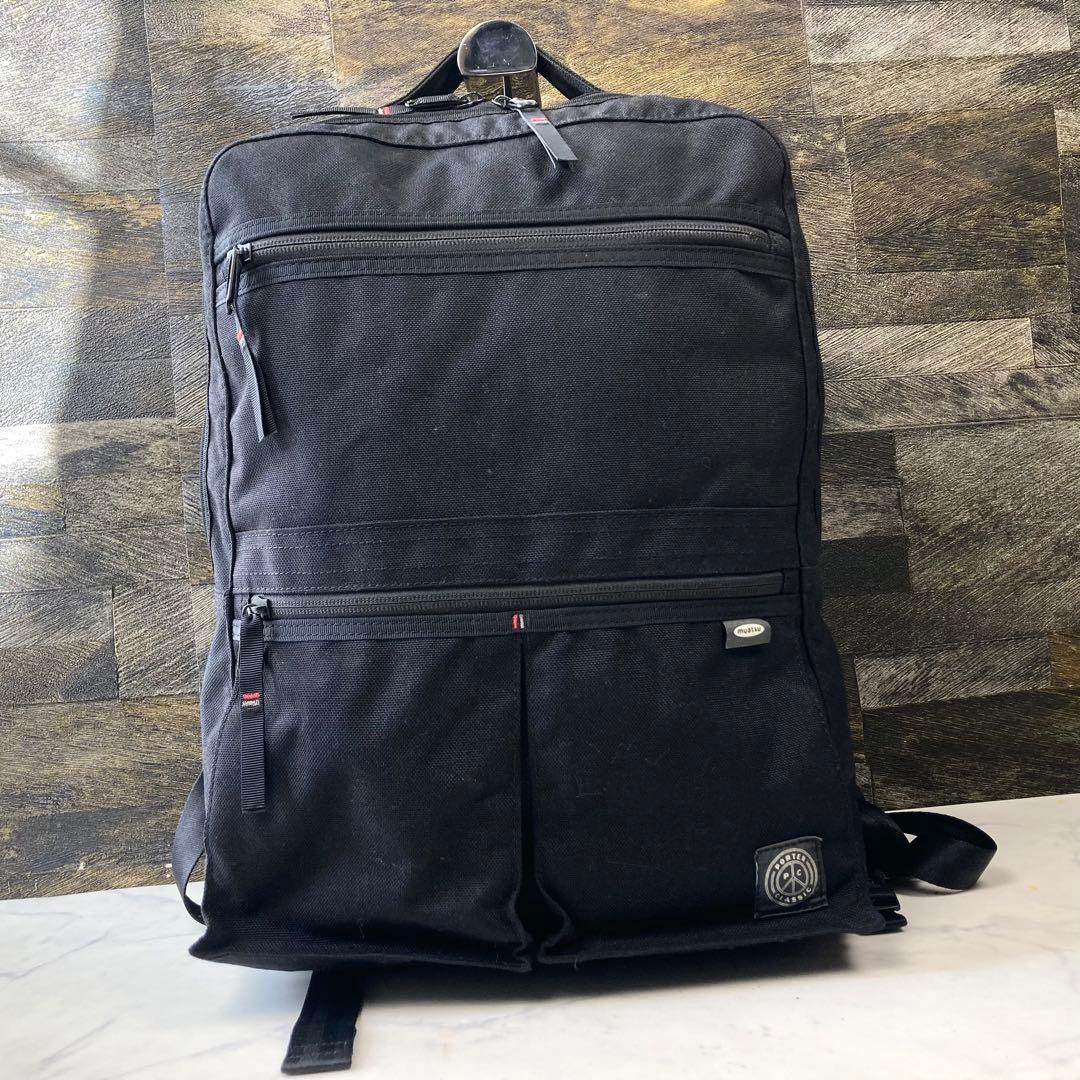 ポータークラシック リュック キャンバス 黒 大容量