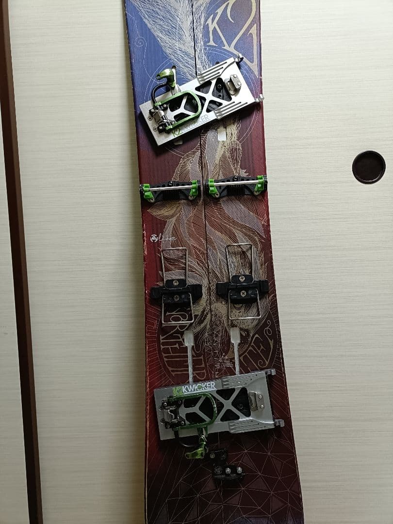K2スノボブーツ、ビンディングセット
