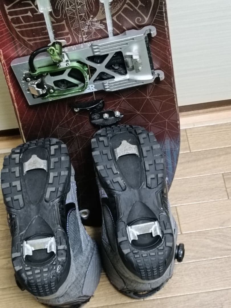 K2スノボブーツ、ビンディングセット