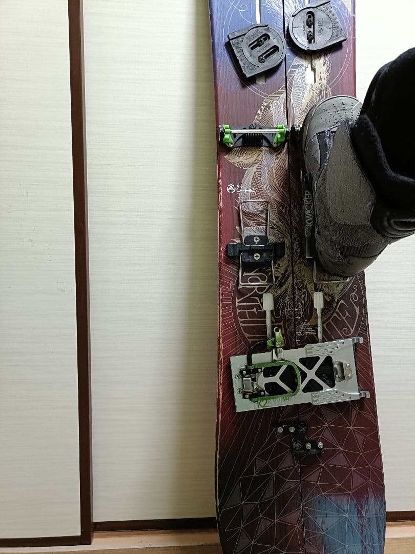 K2スノボブーツ、ビンディングセット
