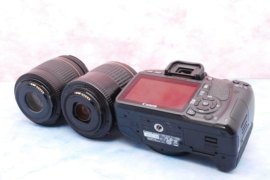 Canon Kiss X4★一眼レフカメラ★Wレンズ★初心者向けセット★