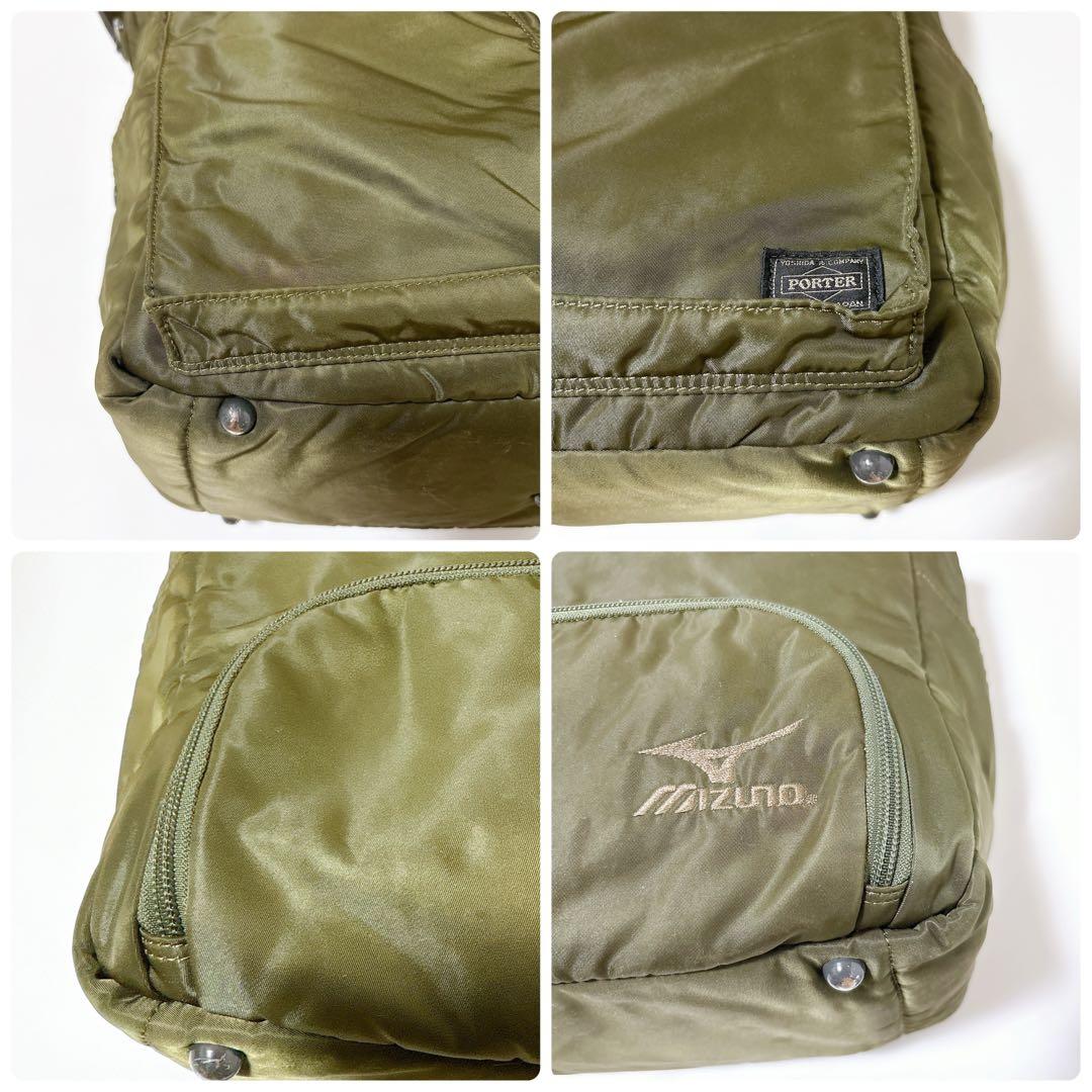 《希少》ポーター×ミズノ タンカーボストンバッグ 2way ゴルフ ジム カーキ