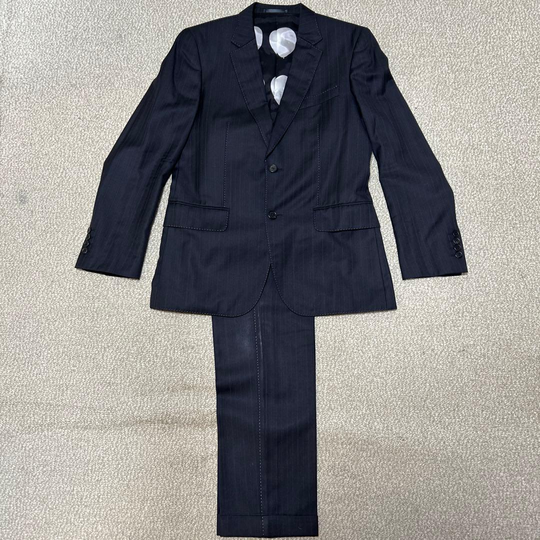 る*な様 ポールスミス ブラック ストライプ ビジネススーツ
