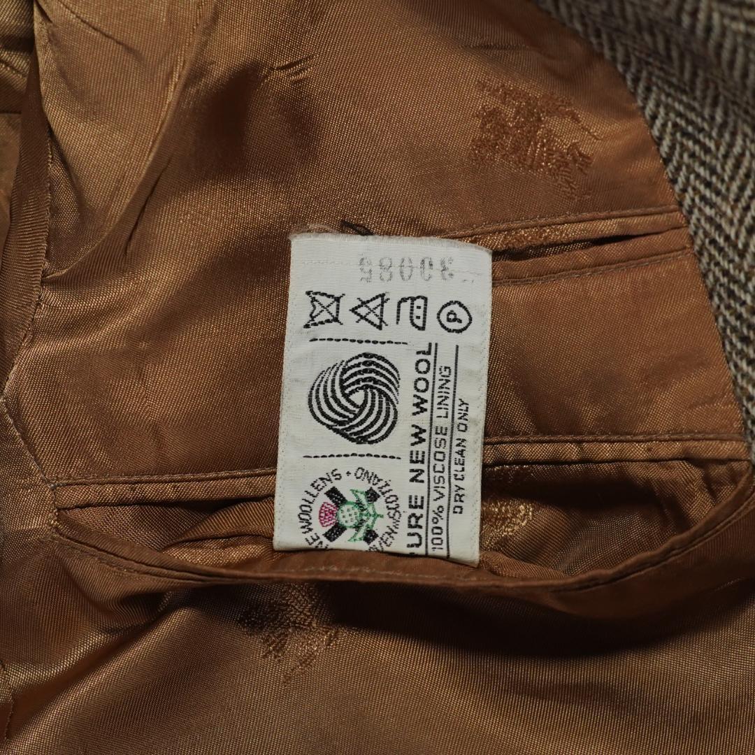 【イングランド製】Burberrys ツイード ジャケット ヘリンボーン