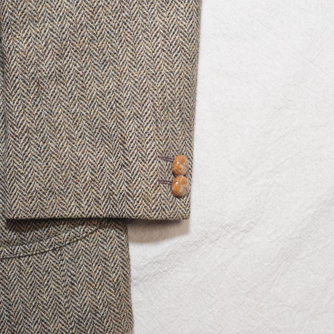 【イングランド製】Burberrys ツイード ジャケット ヘリンボーン