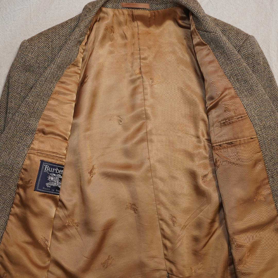 【イングランド製】Burberrys ツイード ジャケット ヘリンボーン