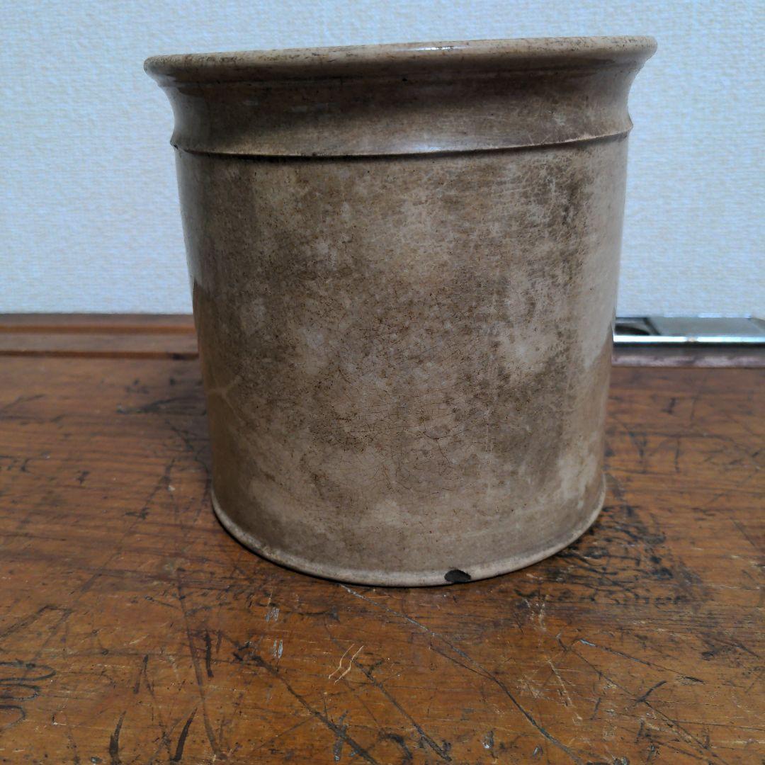 haruka　フランスアンティーク　陶器ポット　大型