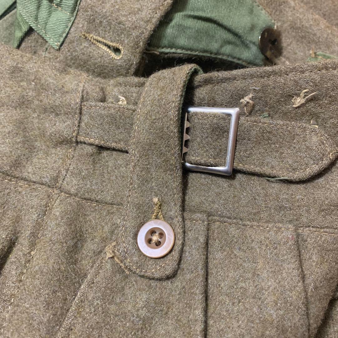 50’sヴィンテージ イギリス軍ウールトラウザー バトルドレスデッドストック