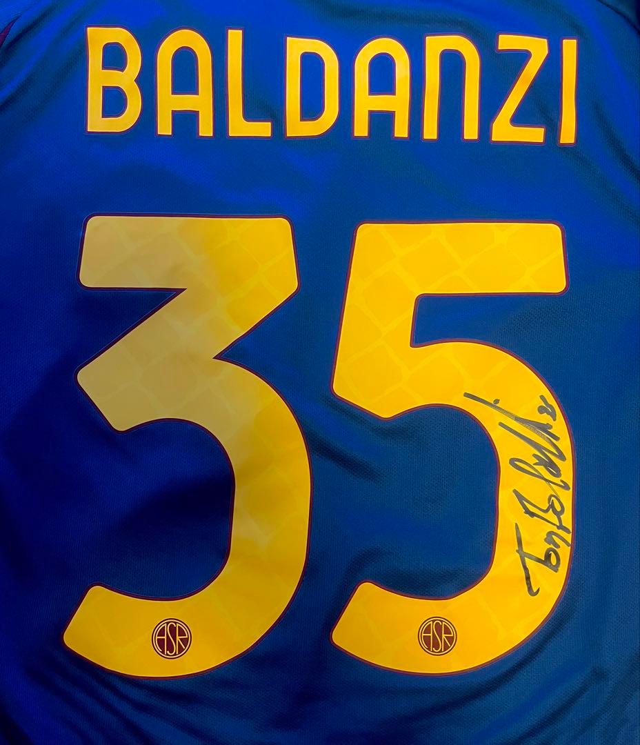 【ASローマ】トンマーゾ・バルダンツィ 選手支給&直筆サイン入りユニフォーム