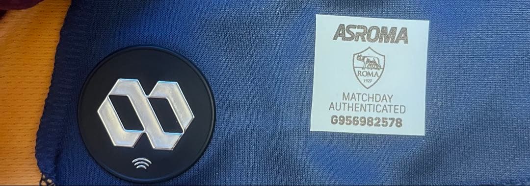 【ASローマ】トンマーゾ・バルダンツィ 選手支給&直筆サイン入りユニフォーム