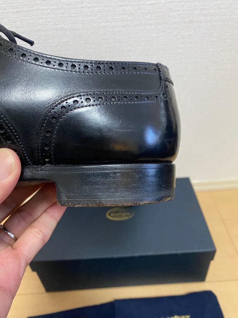 クロケット&ジョーンズ ウェルバック UK7.5D 337 シューツリー付き