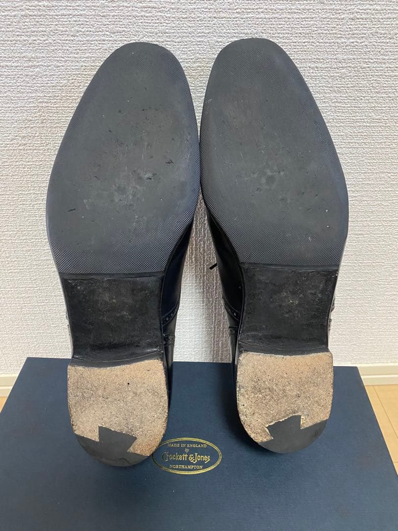 クロケット&ジョーンズ ウェルバック UK7.5D 337 シューツリー付き