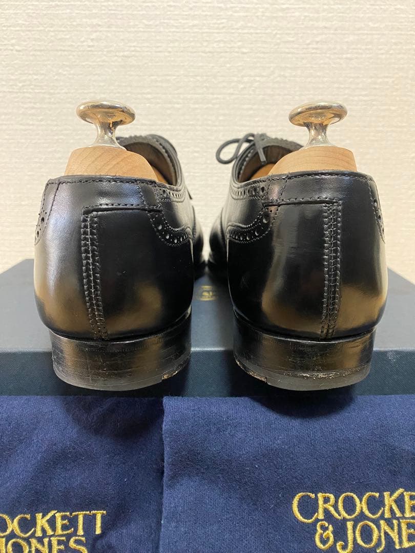クロケット&ジョーンズ ウェルバック UK7.5D 337 シューツリー付き