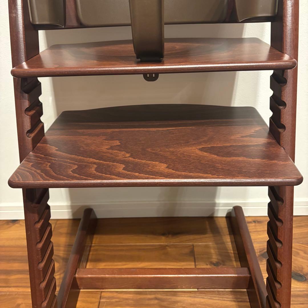 ストッケ トリップトラップ ウォールナット 廃盤カラー S/N4 ベビーセット付