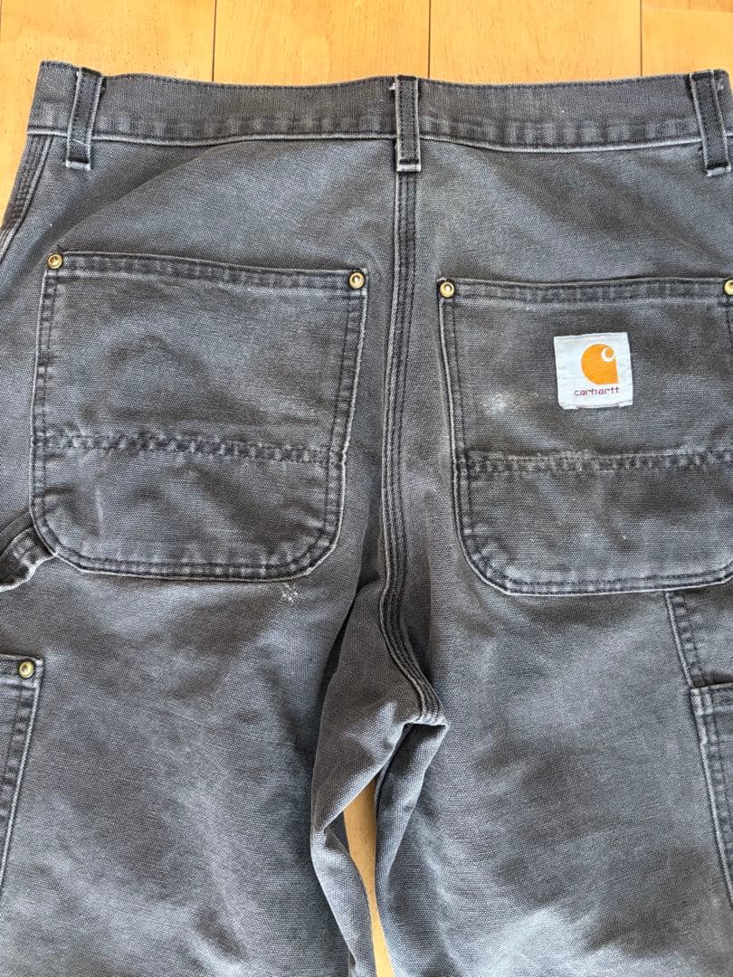 カーハート ダブルニーペインターパンツ チャコール W31✖️34