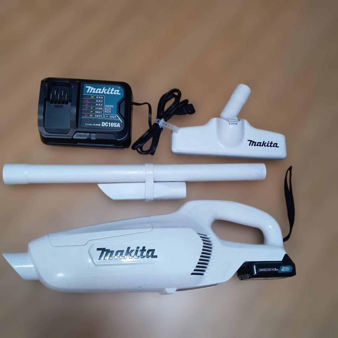 マキタ10.8V充電式クリーナCL107FD 純正のバッテリーと充電器付