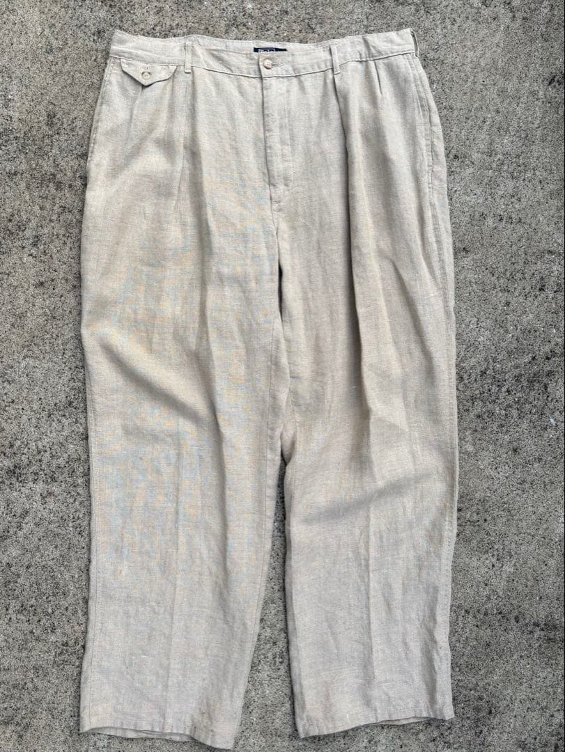 poloRalphlauren usa製 リネン スラックス