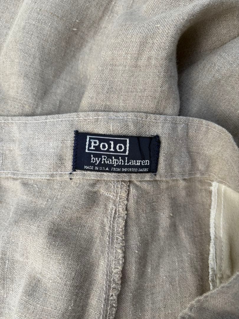 poloRalphlauren usa製 リネン スラックス