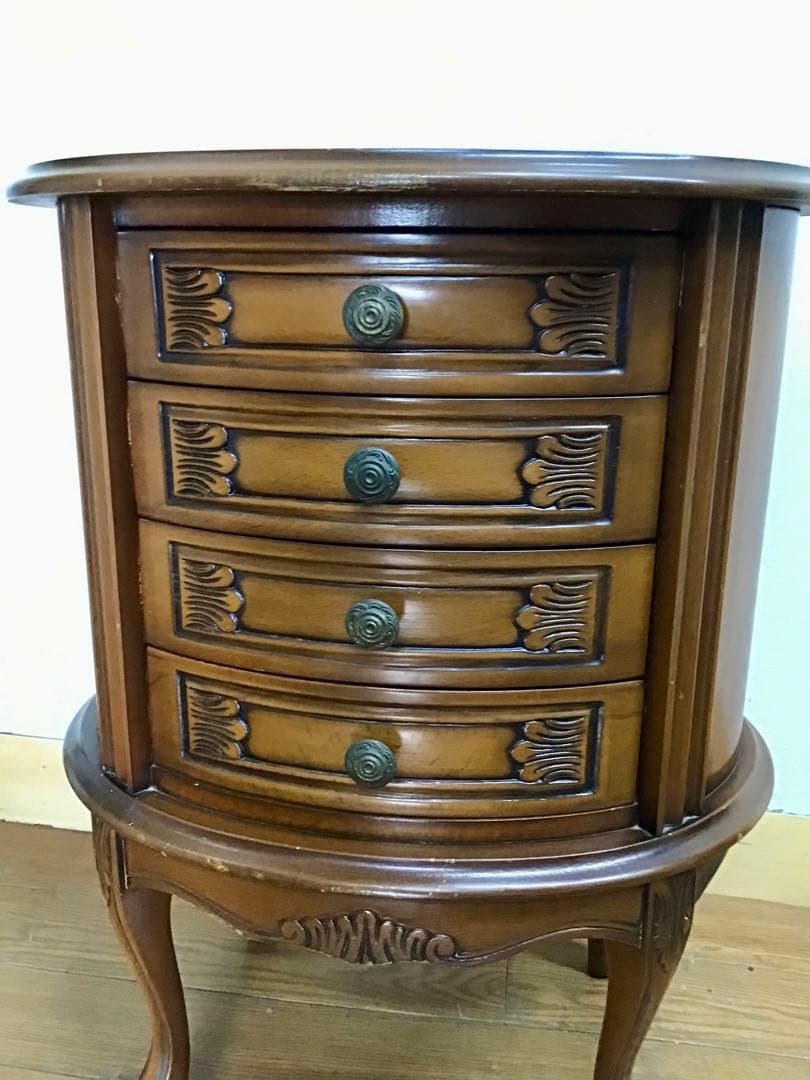 アンティーク☆管115☆イタリア製☆アンティーク☆ロココ調☆木製彫刻