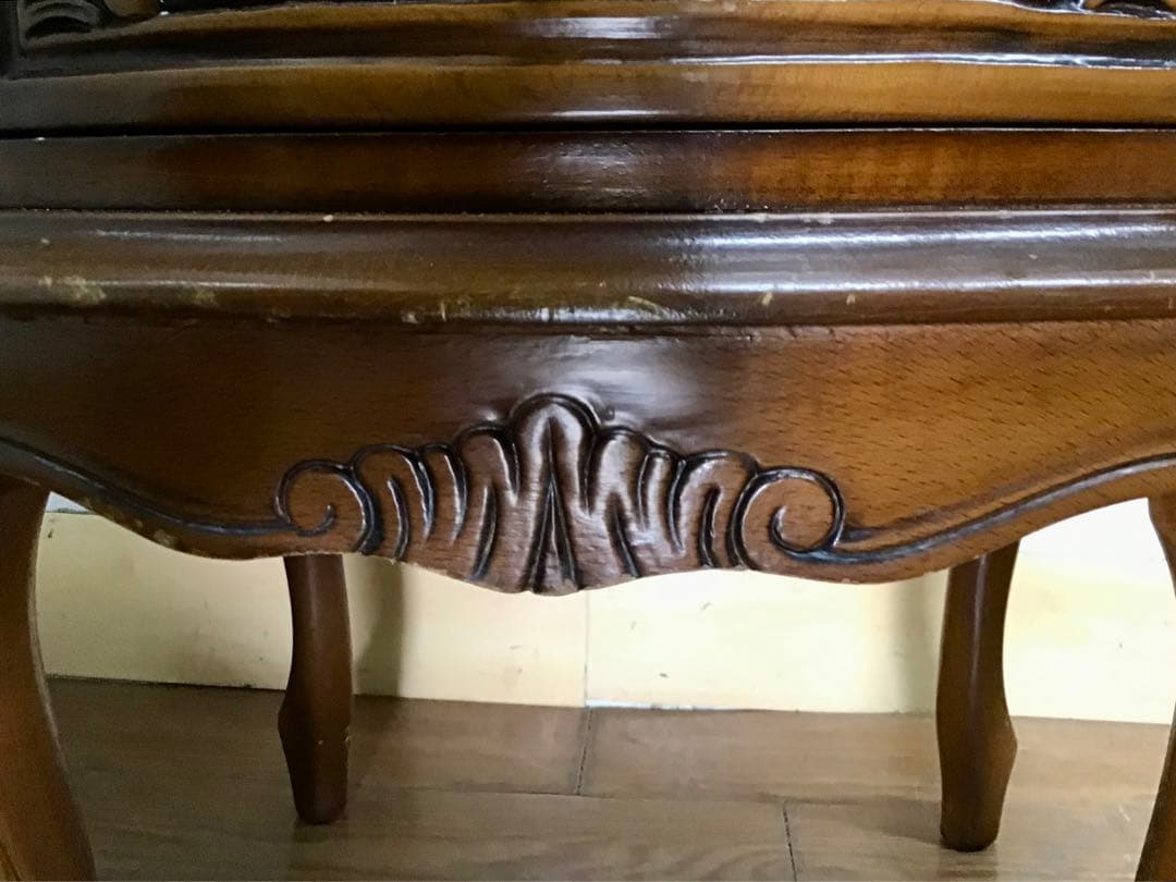 アンティーク☆管115☆イタリア製☆アンティーク☆ロココ調☆木製彫刻