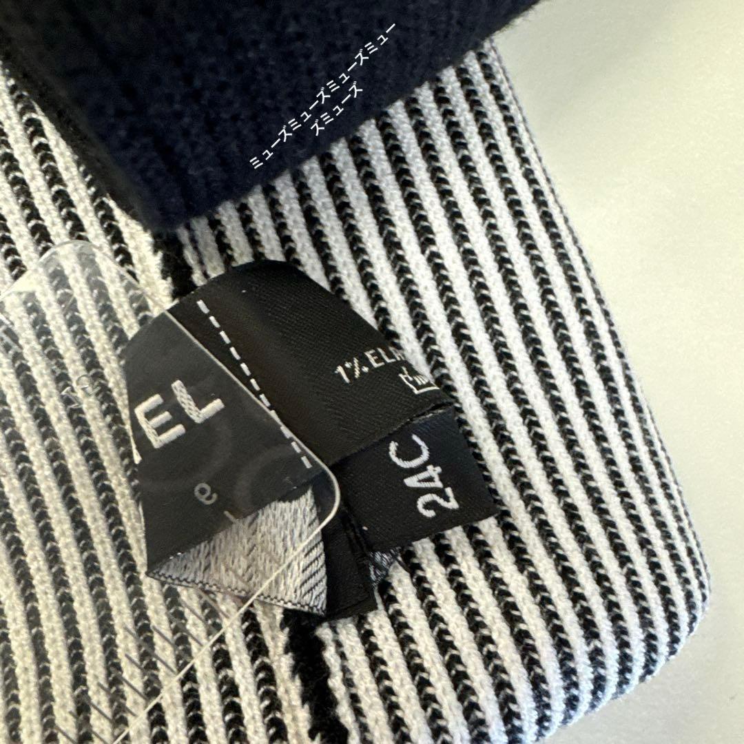 CHANEL 新品未使用品　シャネル レッグウォーマー ゲートルソックス 黒