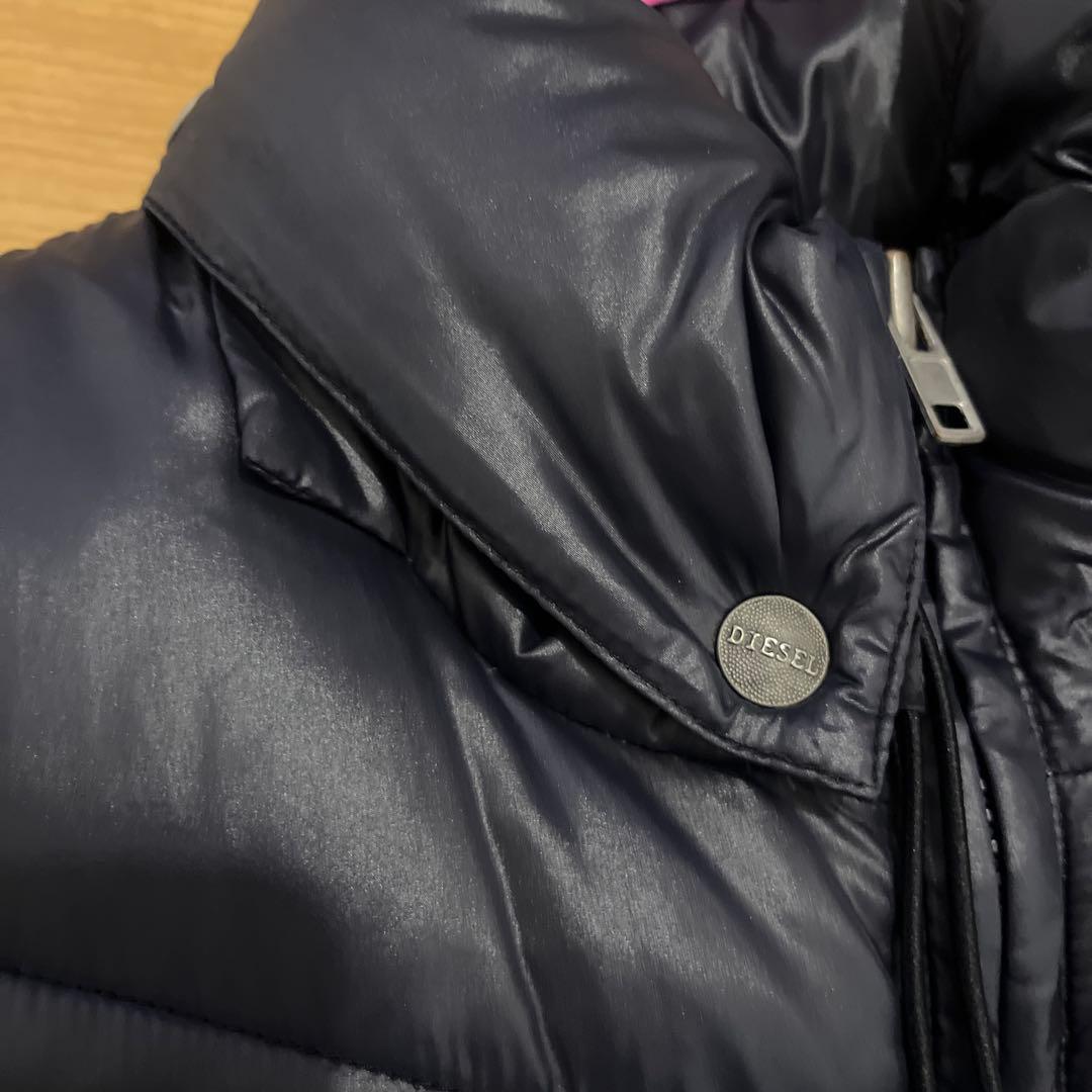 DIESEL ネイビー ダウンベスト XL