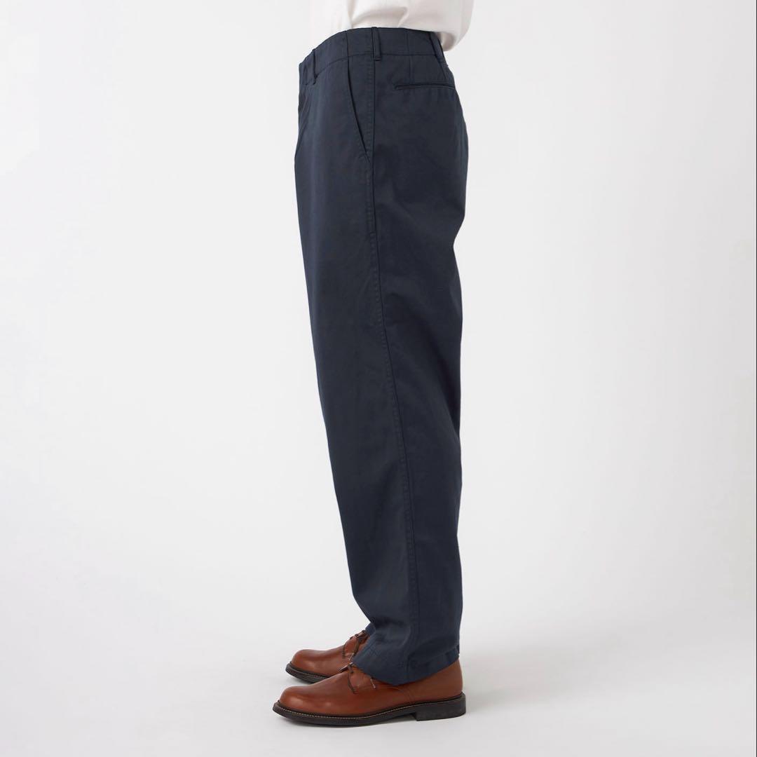 新品 nanamica Wide Chino Pants ネイビー 34