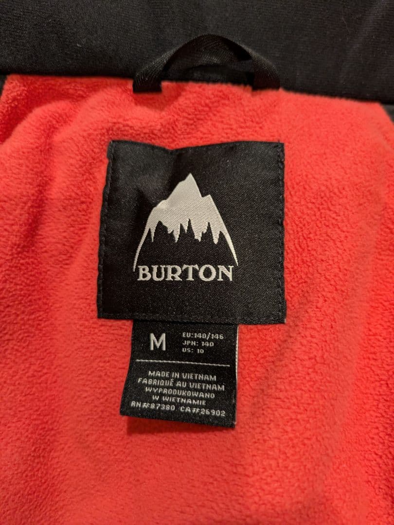 バートン Burton ウエア パンツ セット キッズ 140 M スノボ