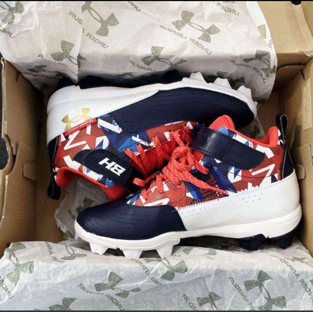 アンダーアーマー Harper 7 Mid USA RM Jr. 23.5cm