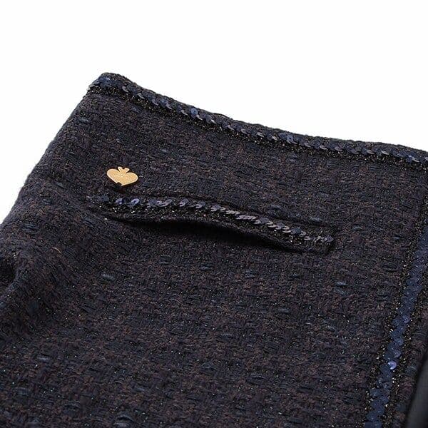 ＊新品＊ケイトスペード　ネイビーツイード ジャケットスカートブラウスセット160