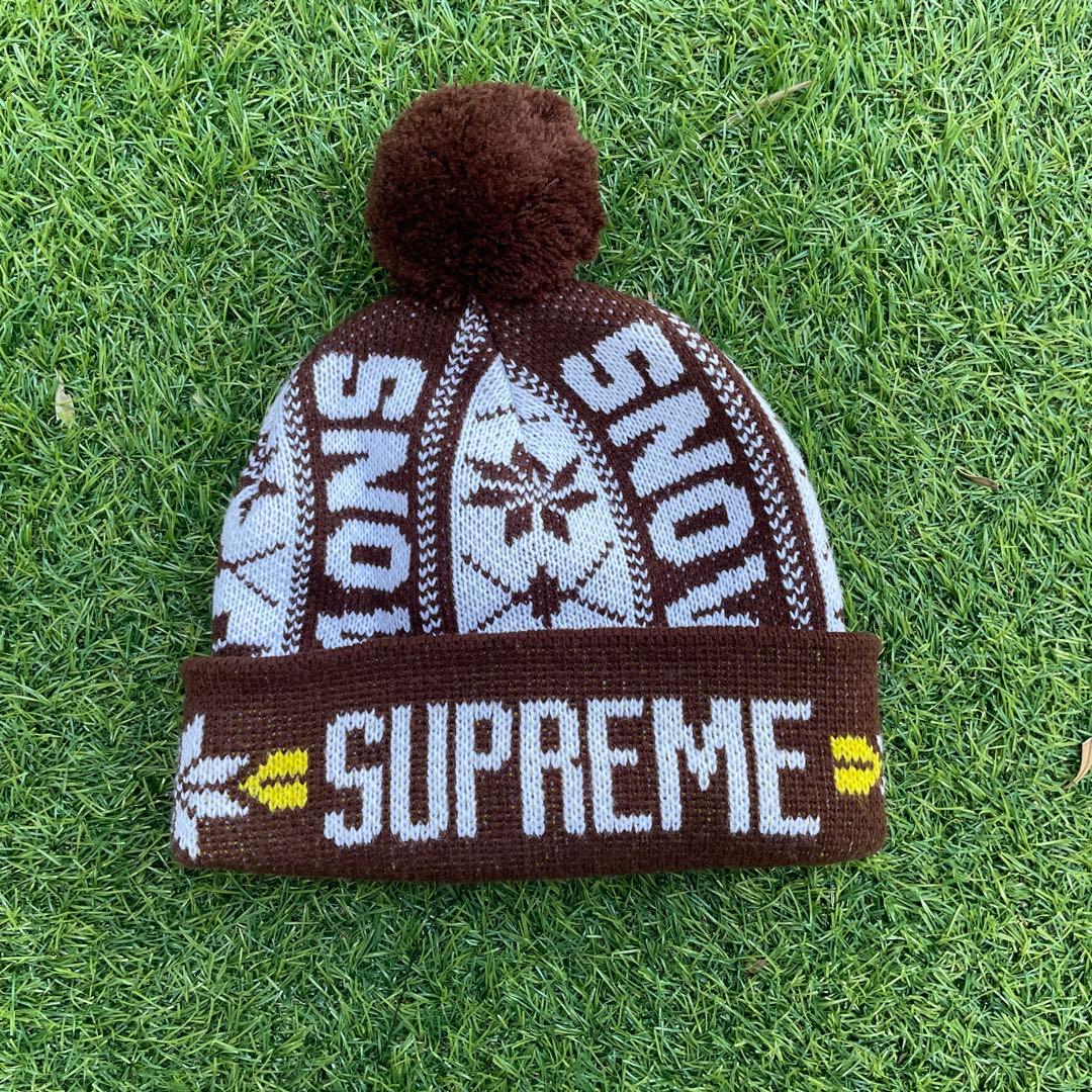 帽子 SUPREME  Beanie Brown
