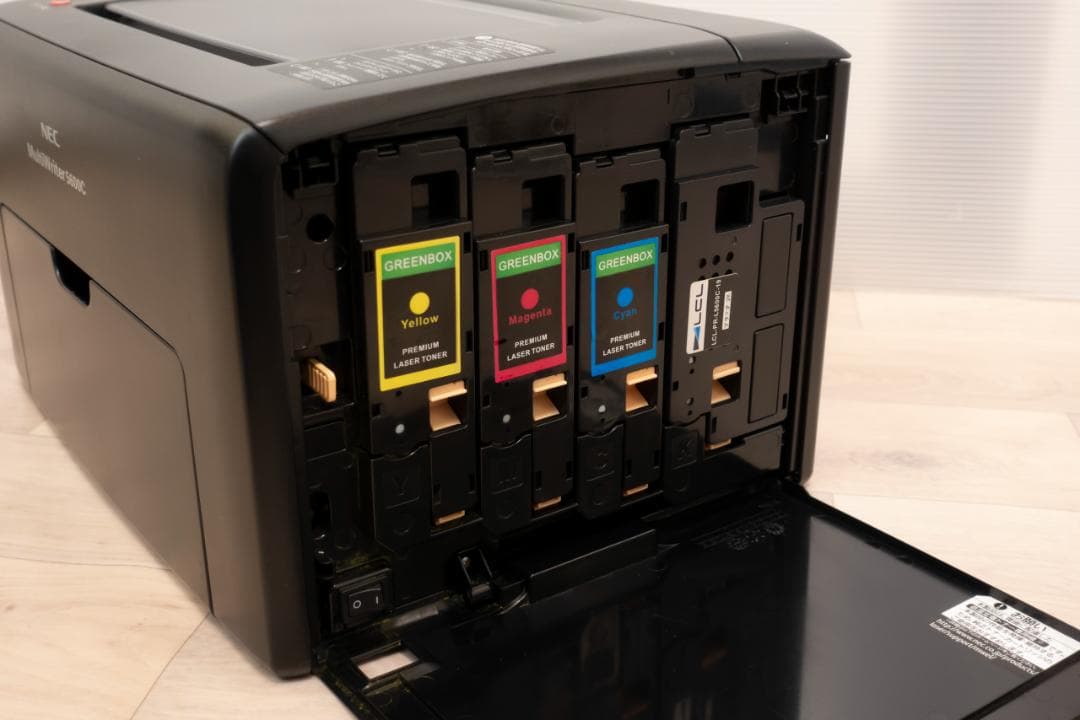 カラーレーザープリンタ NEC 5600C　【残印刷枚数90%以上+トナー付き】