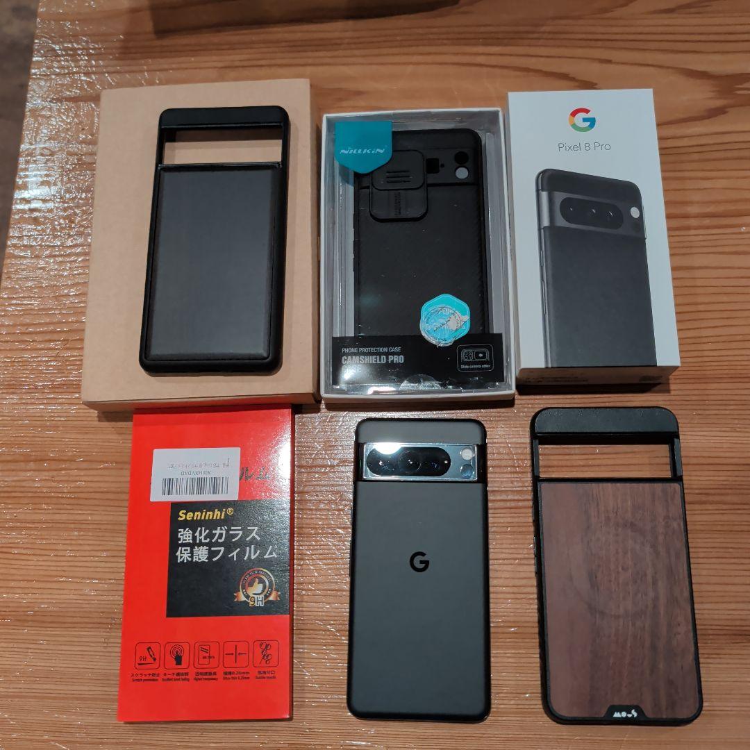 B*a様 美品 Google Pixel 8 Pro 本体 Obsidian 5
