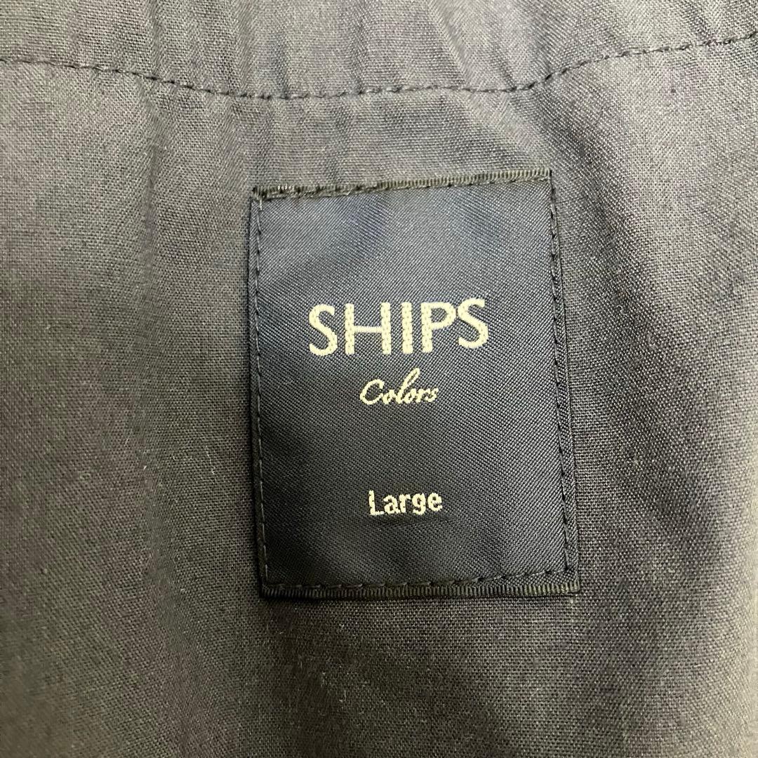 美品✨ SHIPS セットアップ ネイビー 洗える　ストレッチ L