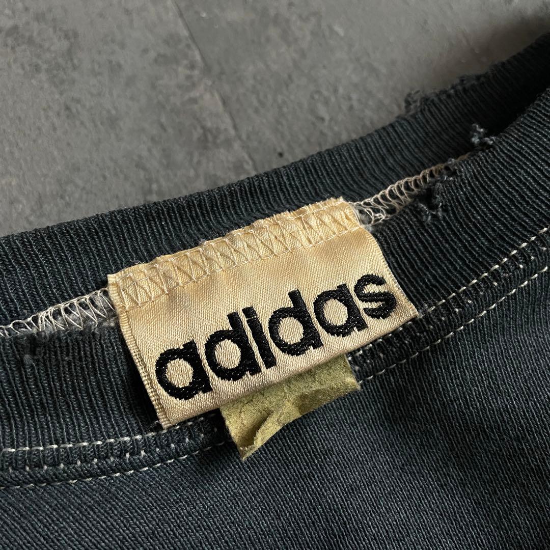 80s old“adidas”後染“ペンキ“grange boro sweat