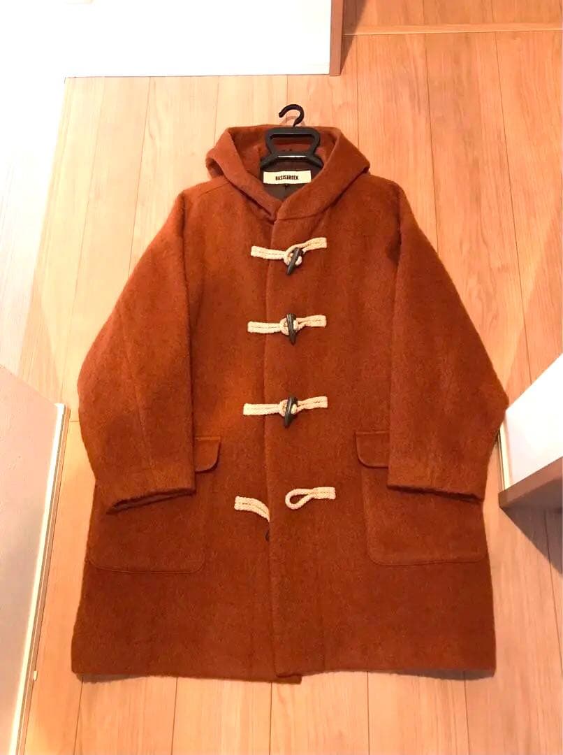 【希少】 バージスブルック オーバーサイズダッフルコート オレンジ フーデッド