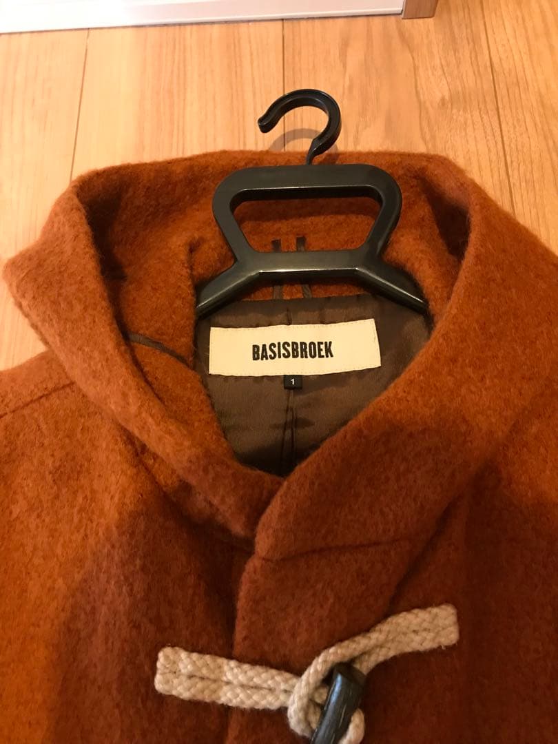 【希少】 バージスブルック オーバーサイズダッフルコート オレンジ フーデッド