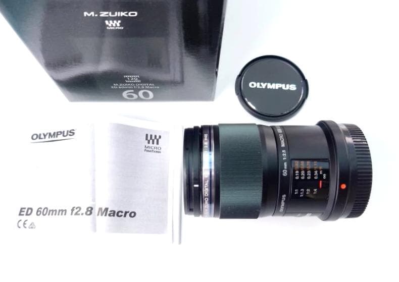 OLYMPUS ED 60mm f2.8 Macro レンズ