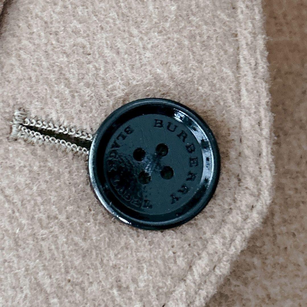 バーバリーブラックレーベル ダッフルコート キルティング キャメル フード着脱可