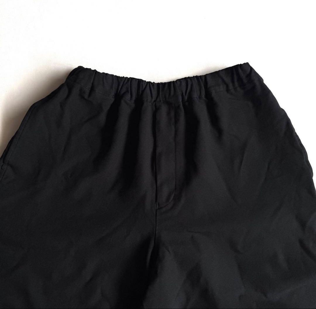 ブラック コムデギャルソン ポリ縮 寅壱パンツ バルーンパンツ
