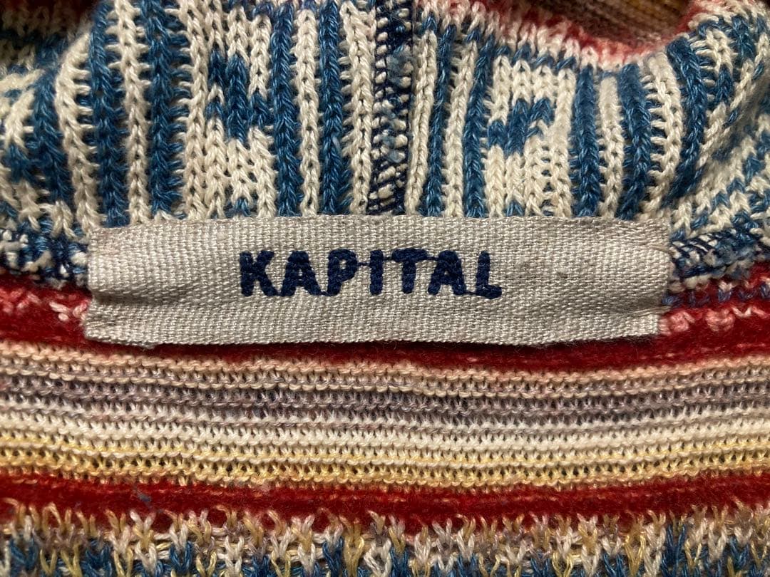 KAPITAL キャピタル　ニット　ベスト