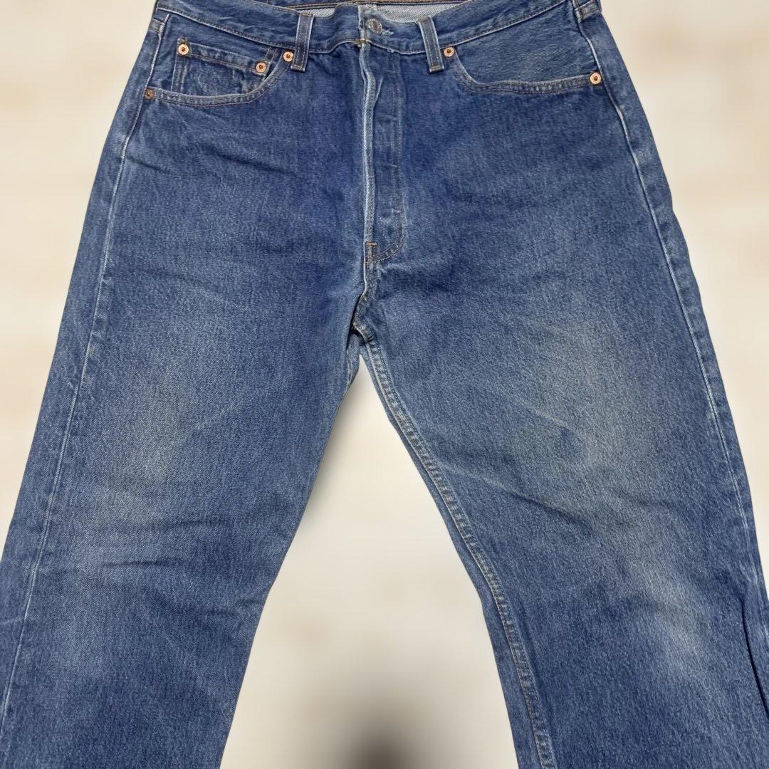 リーバイス501デニムUSA製サイズ表記w34