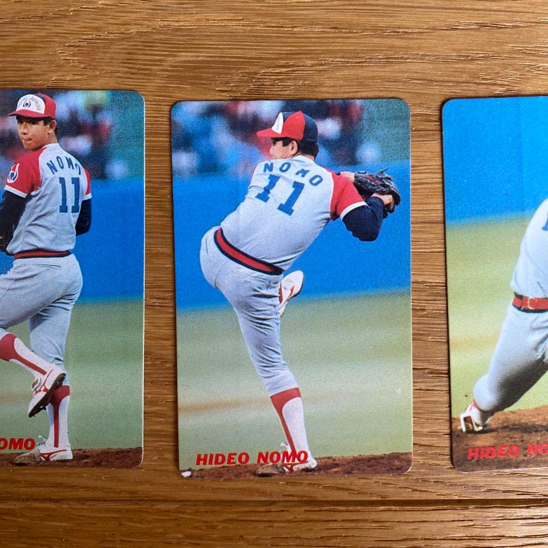 レア！　野茂英雄　8枚セット　カルビー　プロ野球チップス　カード　1991