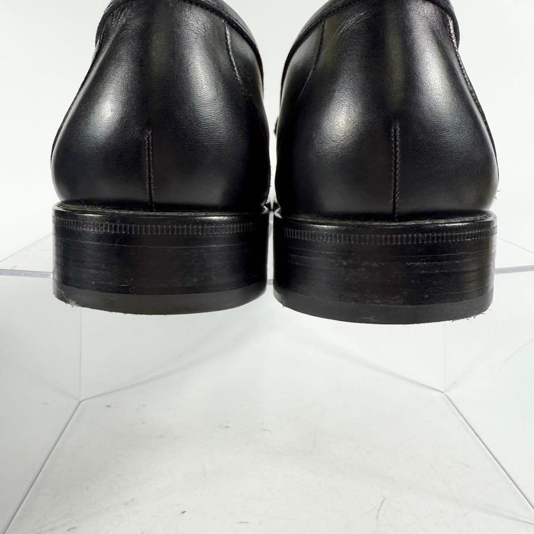 【極美品】YANKO ヤンコ　モンクストラップ（7）シングルモンク　革靴　黒