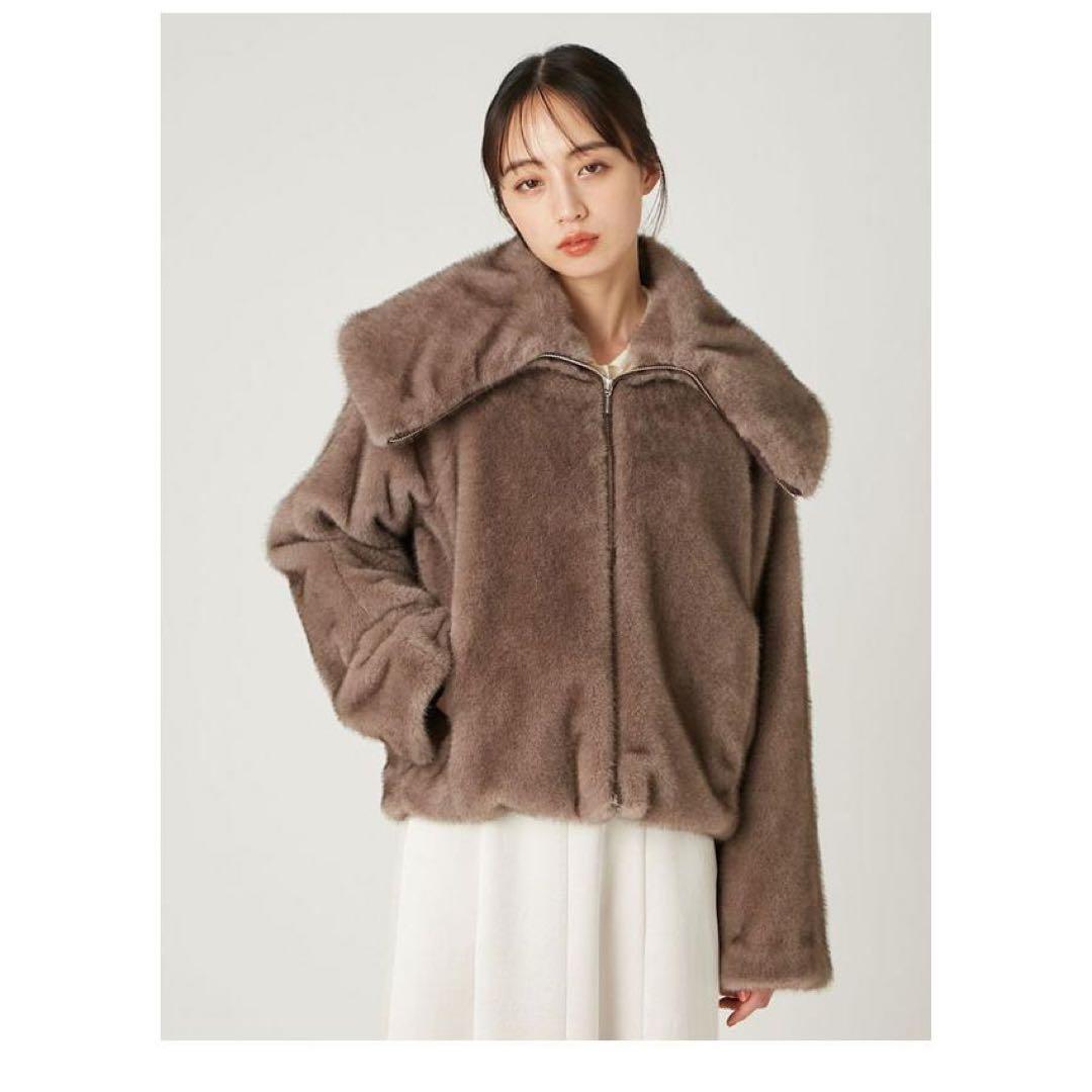 2025年AW 今季新作 新品未使用 ビッグカラーショートジャケット