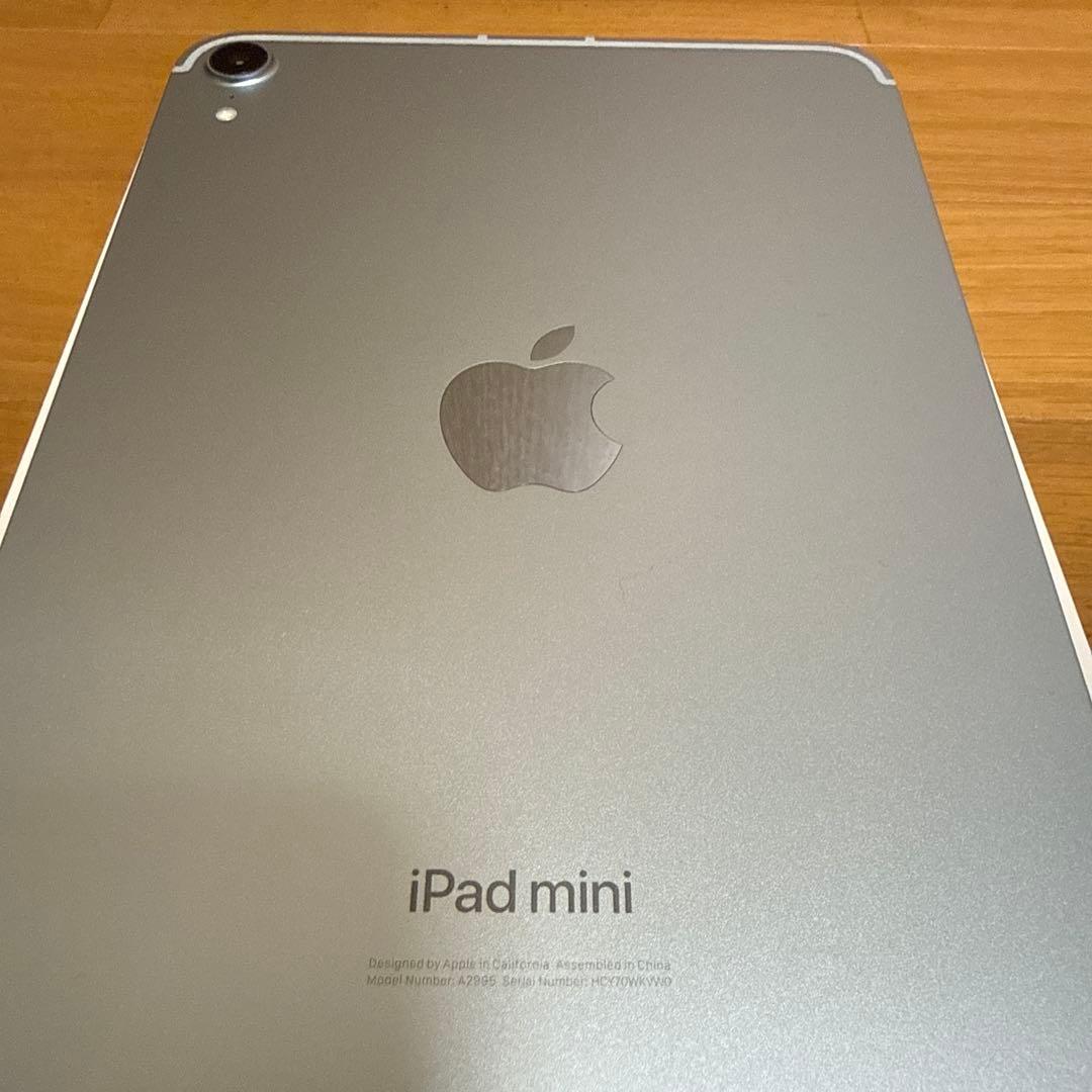 美品 iPad mini 7 128GBブルー Cellular SIMフリー